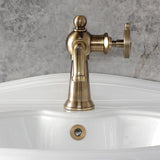 Levante One-Handle 1-Hole Bathroom Faucet with Push Pop-Up Drain