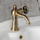 Levante One-Handle 1-Hole Bathroom Faucet with Push Pop-Up Drain