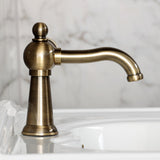 Levante One-Handle 1-Hole Bathroom Faucet with Push Pop-Up Drain