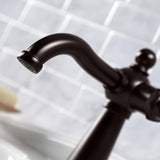 Knight One-Handle 1-Hole Bathroom Faucet with Push Pop-Up Drain