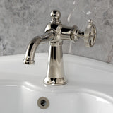 Levante One-Handle 1-Hole Bathroom Faucet with Push Pop-Up Drain