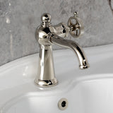 Levante One-Handle 1-Hole Bathroom Faucet with Push Pop-Up Drain