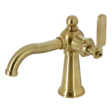 Knight One-Handle 1-Hole Bathroom Faucet with Push Pop-Up Drain