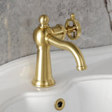 Levante One-Handle 1-Hole Bathroom Faucet with Push Pop-Up Drain