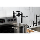 Heirloom Single-Hole Deck Mount Pot Filler