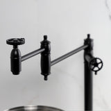 Fuller Two-Handle Deck Mount Pot Filler