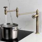 Fuller Two-Handle Deck Mount Pot Filler