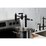 Heirloom Single-Hole Deck Mount Pot Filler