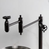 Fuller Two-Handle Deck Mount Pot Filler