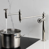 Fuller Two-Handle Deck Mount Pot Filler