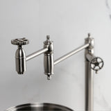 Fuller Two-Handle Deck Mount Pot Filler