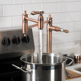 Heirloom Single-Hole Deck Mount Pot Filler