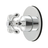 French Country Single-Handle Six-Way Diverter Valve with Round Trim Kit