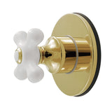 Restoration Single-Handle Six-Way Diverter Valve with Round Trim Kit