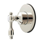 Tudor Single-Handle Six-Way Diverter Valve with Round Trim Kit