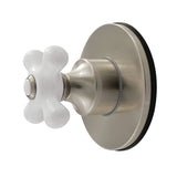 Restoration Single-Handle Six-Way Diverter Valve with Round Trim Kit