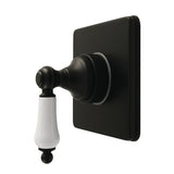 Restoration Single-Handle Wall Mount Six-Way Diverter Valve with Trim Kit