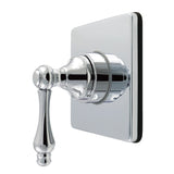 Restoration Single-Handle Six-Way Diverter Valve with Square Trim Kit