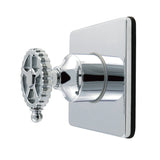 Fuller Single-Handle Wall Mount Six-Way Diverter Valve with Trim Kit