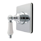 Restoration Single-Handle Wall Mount Six-Way Diverter Valve with Trim Kit