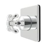 French Country Single-Handle Six-Way Diverter Valve with Square Trim Kit