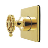 Fuller Single-Handle Wall Mount Six-Way Diverter Valve with Trim Kit