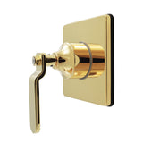 Whitaker Single-Handle Six-Way Diverter Valve with Square Trim Kit