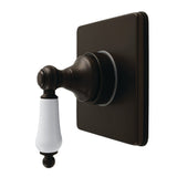 Restoration Single-Handle Wall Mount Six-Way Diverter Valve with Trim Kit