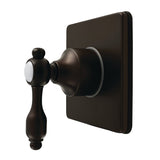 Tudor Single-Handle Wall Mount Six-Way Diverter Valve with Trim Kit