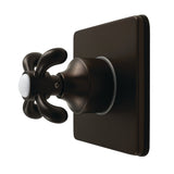 French Country Single-Handle Six-Way Diverter Valve with Square Trim Kit