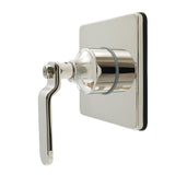 Whitaker Single-Handle Six-Way Diverter Valve with Square Trim Kit