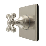 Restoration Single-Handle Six-Way Diverter Valve with Square Trim Kit