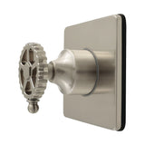 Fuller Single-Handle Wall Mount Six-Way Diverter Valve with Trim Kit