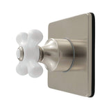 Restoration Single-Handle Six-Way Diverter Valve with Square Trim Kit