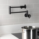 Belknap Two-Handle Wall Mount Pot Filler