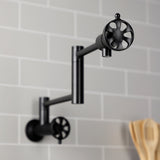 Belknap Two-Handle Wall Mount Pot Filler