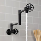 Belknap Two-Handle Wall Mount Pot Filler