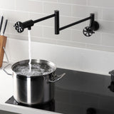 Belknap Two-Handle Wall Mount Pot Filler