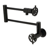 Belknap Two-Handle Wall Mount Pot Filler