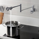 Belknap Two-Handle Wall Mount Pot Filler