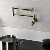 Belknap Two-Handle Wall Mount Pot Filler