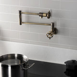 Belknap Two-Handle Wall Mount Pot Filler