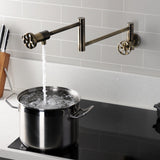 Belknap Two-Handle Wall Mount Pot Filler