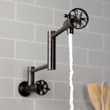 Belknap Two-Handle Wall Mount Pot Filler