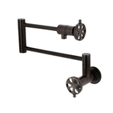 Belknap Two-Handle Wall Mount Pot Filler