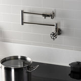 Belknap Two-Handle Wall Mount Pot Filler