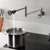 Belknap Two-Handle Wall Mount Pot Filler