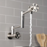 Belknap Two-Handle Wall Mount Pot Filler