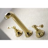 Metropolitan Double-Handle 3-Hole Wall Mount Bathroom Faucet