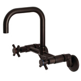 Concord Two-Handle 2-Hole Wall Mount Kitchen Faucet